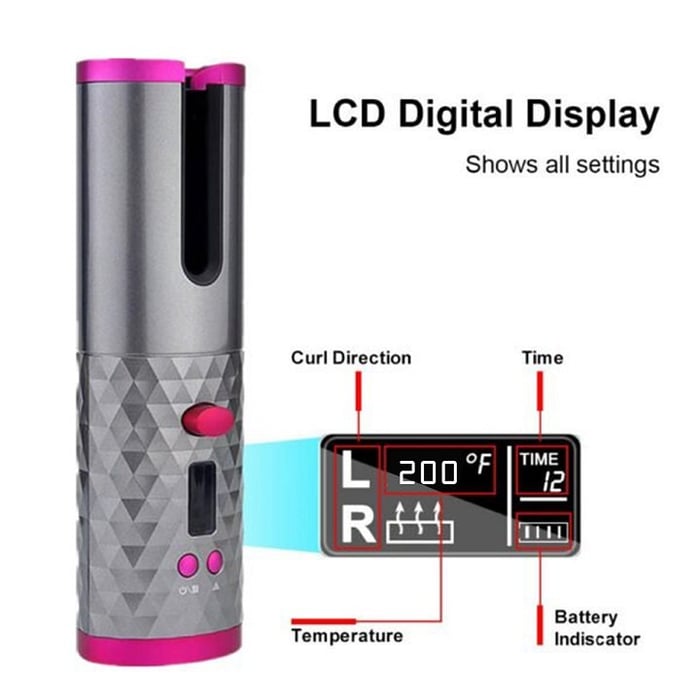 WaveMaster™ - Cordless Automatic Hair Curler