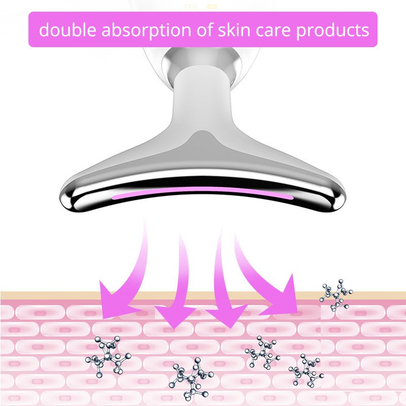 Bloomelle Ems Red Light Therapy Face Neck Lift Wrinkle Remover Tighten Massager