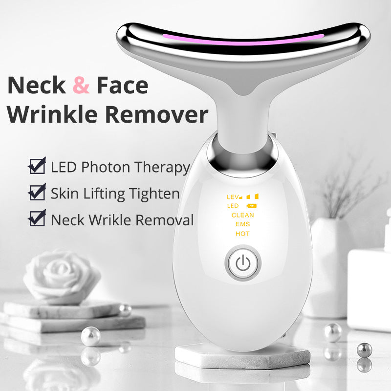 Bloomelle Ems Red Light Therapy Face Neck Lift Wrinkle Remover Tighten Massager